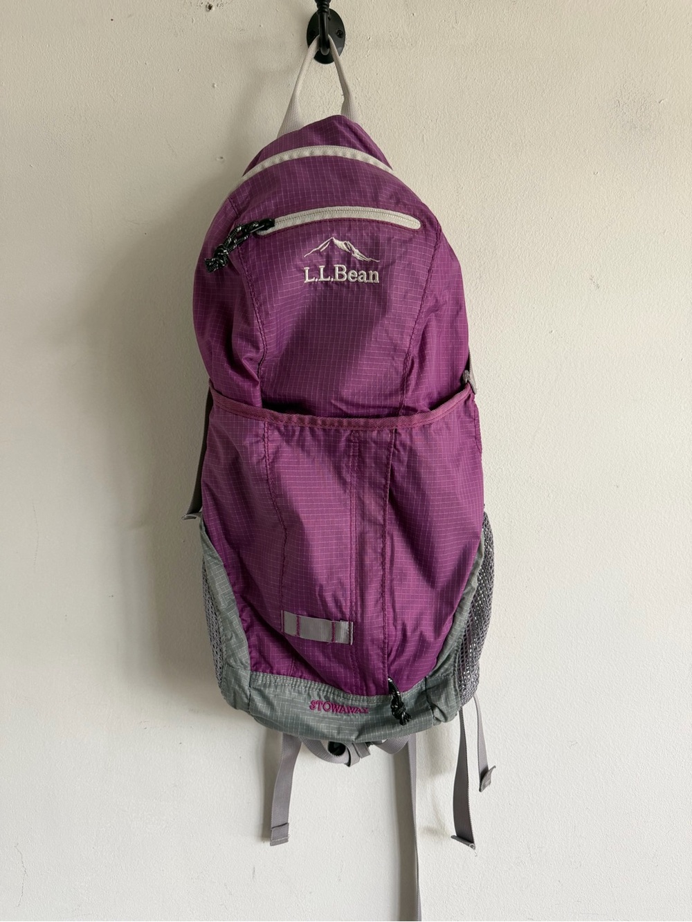 L.L. Bean Violet Lightweight Daypack Backpack